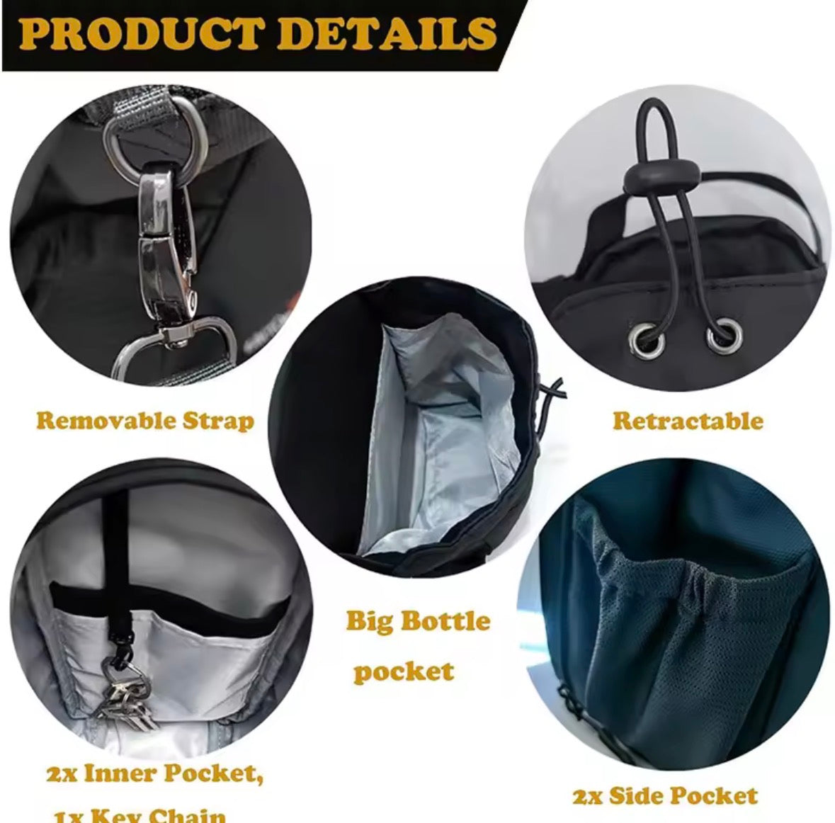 Magnetic Gym Bag